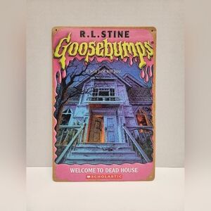 "Goosebumps: Welcome To Horror House" Metal Tin Sign 8inx12in Wall Art